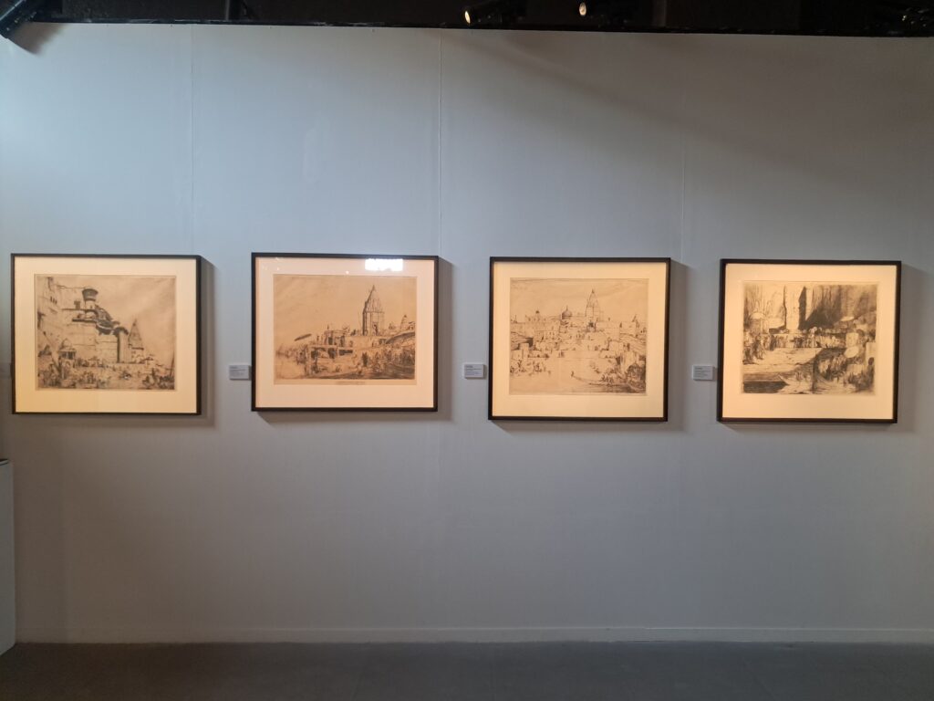 Mauris Bauer's etching on India